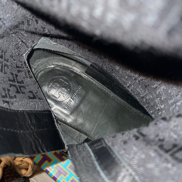 Tory Burch Junction Riding Boot Tumbled Leather size 9.5 - Picture 9 of 11